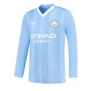 Maillot de foot Manchester City Domicile 2023-24 Manche Longue